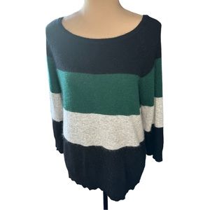 Fenn Wright Manson Angora Blend Striped Sweater Size XL